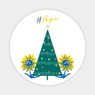 #hope Christmas, Love Ukraine Magnet